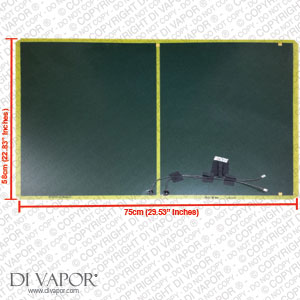 75cm x 58cm Carbon Fibre Heater for Far Infrared Sauna Panel Wall | 220 / 240 V