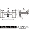 Hudson Reed Hero Mixer HER304 Spare