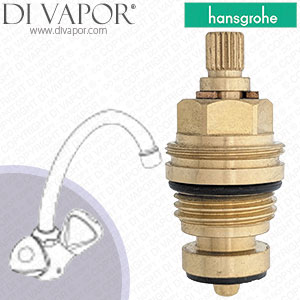 Hansgrohe 12821000 Duo Plus Chrome Sink Mixer Tap Cartridge - HG-1018