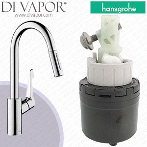 Hansgrohe 14803000 Cento Chrome Single Lever Kitchen Mixer XL 01/14 Tap Cartridge - HG-1080