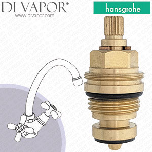 Hansgrohe 12870000 Allegra Duo Classic 06/99 to 03/07 Cold Tap Cartridge - HG-1091