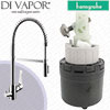 Hansgrohe 14843000 Cento Chrome Kitchen Mixer XXL with Shut Off Valve 09/15 Tap Cartridge - HG-1200