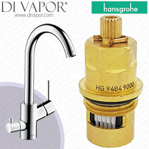 Hansgrohe Talis S Chrome Kitchen Mixer w/ Shut-Off Valve 14875750 - 09/02 to 02/10 - Cartridge - HG-1222V1