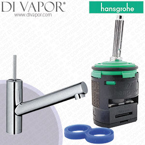 Hansgrohe Axor Starck Chrome Kitchen Mixer with Swivel Spout 10801000 Tap Cartridge - HG-1250