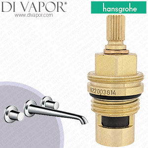 Hansgrohe Axor Bouroullec Chrome Basin Mixer 1913600 Clockwise Turn to Open 1/4 Turn Compatible Tap Cartridge - HG-1371