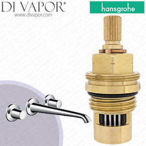 Hansgrohe Axor Bouroullec Chrome Basin Mixer 1913600 Anti-Clockwise Turn to Open 1/4 Turn Compatible Tap Cartridge - HG-1372