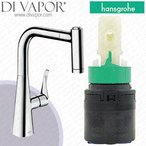 Hansgrohe Metris 220 Stainless Steel Single Lever Kitchen Mixer 14834800 Tap Cartridge - HG-1470
