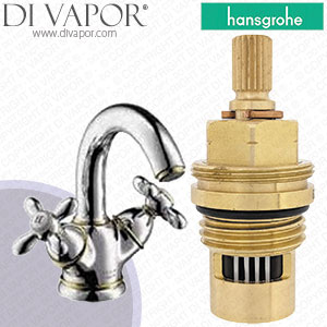 Hansgrohe Axor Carlton Aranja/Gold Optic Basin Mixer 17035680 Anti-Clockwise Turn to Open 1/4 Turn Compatible Tap Cartridge - HG-1482