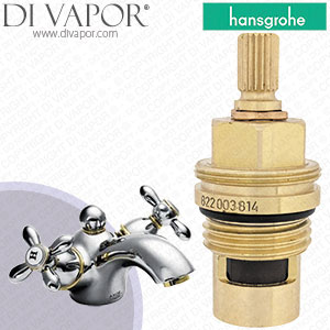 Hansgrohe Axor Carlton Aranja/Gold Optic Basin Mixer 17032680 Clockwise Turn to Open 1/4 Turn Compatible Tap Cartridge - HG-1491