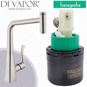 Hansgrohe Metris 320 Select Stainless Steel Optic Kitchen Mixer 14884801 Cartridge - HG-1500