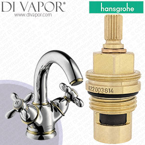 Hansgrohe Axor Carlton Aranja/Gold Optic Basin Mixer 17030680 Clockwise Turn to Open 1/4 Turn Compatible Tap Cartridge - HG-1501