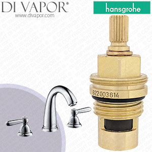 Hansgrohe Axor Carlton Basin Mixer 17134000 Clockwise Turn to Open 1/4 Turn Compatible Tap Cartridge - HG-1551