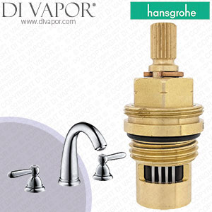 Hansgrohe Axor Carlton Basin Mixer 17134000 Anti-Clockwise Turn to Open 1/4 Turn Compatible Tap Cartridge - HG-1552