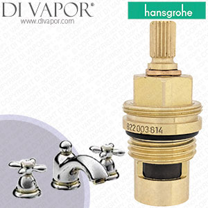 Hansgrohe Axor Carlton Chrome Basin Mixer 17133000 Clockwise Turn to Open 1/4 Turn Compatible Tap Cartridge - HG-1561