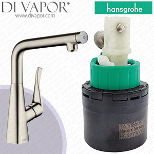 Hansgrohe Metris Select Stainless Steel Finish Kitchen Mixer 320 14883800 Cartridge - HG-1570