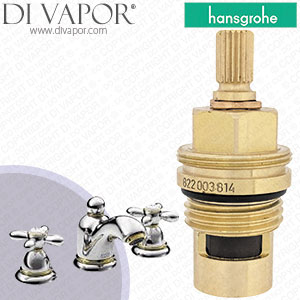 Hansgrohe Axor Carlton Chrome Basin Mixer 17123000 Clockwise Turn to Open 1/4 Turn Compatible Tap Cartridge - HG-1571