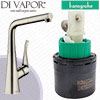 Hansgrohe Metris Stainless Steel Kitchen Mixer 320 with Pull-Out Spout 14821800 Cartridge - HG-1580