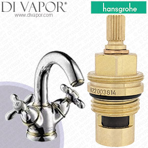 Hansgrohe Axor Carlton Fine Brass Basin Mixer 17035840 Clockwise Turn to Open 1/4 Turn Compatible Tap Cartridge - HG-1711