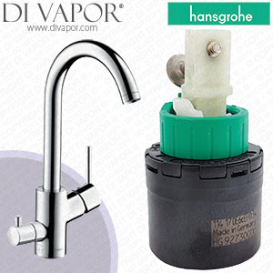Hansgrohe Talis S Chrome Kitchen Mixer with Device Shut-Off Valve 14875750 Cartridge - HG-1810