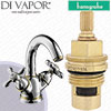 Hansgrohe Axor Carlton Satinox Basin Mixer 17030810 Clockwise Turn to Open 1/4 Turn Compatible Cartridge - HG-1861