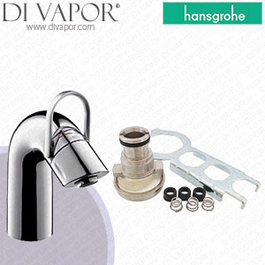 Hansgrohe Axor Arco Chrome / Gold Optic Basin Mixer 11015090 Cartridge - HG-1940