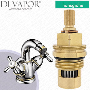 Hansgrohe Axor Charlton Chrome Bidet Mixer 17230000 Anti-Clockwise Turn to Open Compatible Shut Off Unit - HG-1952