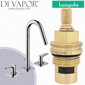 Hansgrohe Axor Citterio M 160 Chrome Basin Mixer 34133000 Clockwise Turn to Open Compatible Left Closing Cartridge - HG-1981