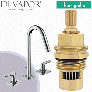 Hansgrohe Axor Citterio M 160 Chrome Basin Mixer 34133000 Anti-Clockwise Turn to Open Compatible Right Closing Cartridge - HG-1982