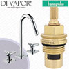 Hansgrohe Axor Citterio M Chrome Basin Mixer 160 Star Handles 34135000 Clockwise Turn to Open 1/4 Turn Compatible Cartridge - HG-1991