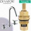 Hansgrohe Axor Citterio M Chrome Basin Mixer 160 Star Handles 34135000 Anti-Clockwise Turn to Open 1/4 Turn Compatible Cartridge - HG-1992