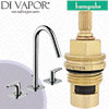 Hansgrohe Axor Citterio M Chrome Basin Mixer 34134000 Clockwise Turn to Open 1/4 Turn Compatible Cartridge - HG-2001
