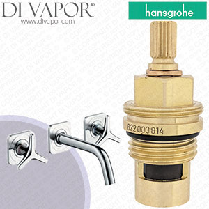 Hansgrohe Axor Citterio M Chrome Basin Mixer with 226mm Spout 34217000 Clockwise Turn to Open 1/4 Turn Compatible Cartridge - HG-2031
