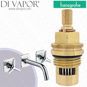 Hansgrohe Axor Citterio M Chrome Basin Mixer with 226mm Spout 34217000 Anti-Clockwise Turn to Open 1/4 Turn Compatible Cartridge - HG-2032