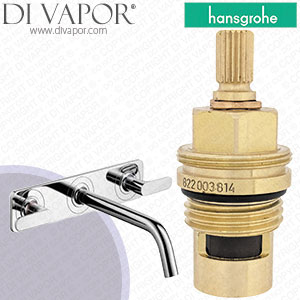Hansgrohe Axor Citterio M Chrome Basin Mixer w/ 226mm Spout 34316000 Compatible Right Closing Cartridge - HG-2052