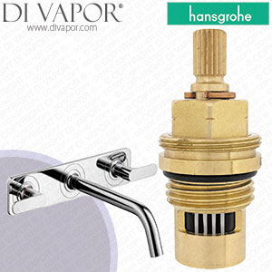Hansgrohe Axor Citterio M Chrome Basin Mixer w/ 226mm Spout 34315000 Compatible Left Closing Cartridge - HG-2061