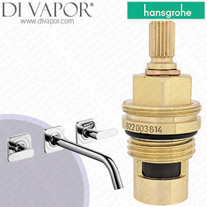 Hansgrohe Axor Citterio M Chrome Basin Mixer w/ 226mm Spout 34315000 Compatible Right Closing Cartridge - HG-2062