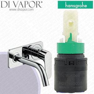 Hansgrohe Axor Citterio M Chrome Basin Mixer with 167mm Spout 34113000 Tap Cartridge - HG-2070