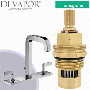 Hansgrohe Axor Citterio Chrome 170 Basin Mixer 39136000 Anti-Clockwise Turn to Open Compatible Right Closing Cartridge - HG-2072