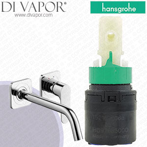 Hansgrohe Axor Citterio M Chrome Basin Mixer with 227mm Spout 34116000 Tap Cartridge - HG-2090