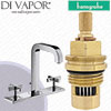 Hansgrohe Axor Citterio Chrome 170 Basin Mixer with 140mm Spout 39134000 Anti-Clockwise Turn to Open 1/4 Turn Compatible Cartridge - HG-2092