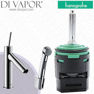 Hansgrohe Axor Starck Chrome 90 Basin Mixer with Hand Shower 10300000 Cartridge Assy - HG-2150