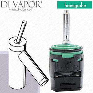 Hansgrohe Axor Starck Chrome Basin Mixer without Waste Set 10017000 Cartridge Assy - HG-2250
