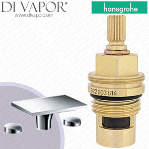 Hansgrohe Axor Massaud Chrome 80 Basin Mixer 18013000 Clockwise Turn to Open 1/4 Turn Compatible Cartridge - HG-2261