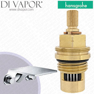 Hansgrohe Axor Massaud Chrome Basin Mixer with 262mm Spout 18115000 Anti-Clockwise Turn to Open 1/4 Turn Compatible Cartridge - HG-2281