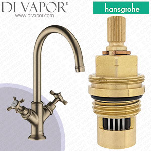Hansgrohe Axor Montreux Brushed Nickel 210 Basin Mixer 16506820 Compatible Shut Off Unit Right Closing - HG-2301