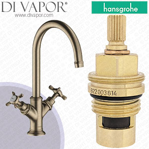 Hansgrohe Axor Montreux Brushed Nickel 210 Basin Mixer 16506820 1/4 Turn Compatible Cartridge - HG-2302