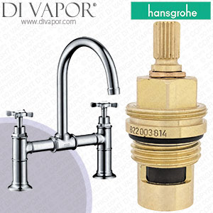 Hansgrohe Axor Montreux Chrome 220 Basin Mixer 16510000 Clockwise Turn to Open 1/4 Turn Compatible Cartridge - HG-2371