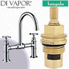Hansgrohe Axor Montreux Chrome 220 Basin Mixer 16510000 Clockwise Turn to Open 1/4 Turn Compatible Cartridge - HG-2371