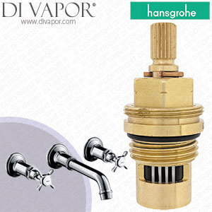 Hansgrohe Axor Montreux Chrome Basin Mixer w/ 165mm - 225mm Spout 16532000 Anti-Clockwise Turn to Open 1/4 Turn Compatible Cartridge - HG-2411