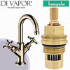 Hansgrohe Axor Montreux Polished Nickel 160 Basin Mixer 16505830 Anti-Clockwise Turn to Open 1/4 Turn Compatible Cartridge - HG-2431